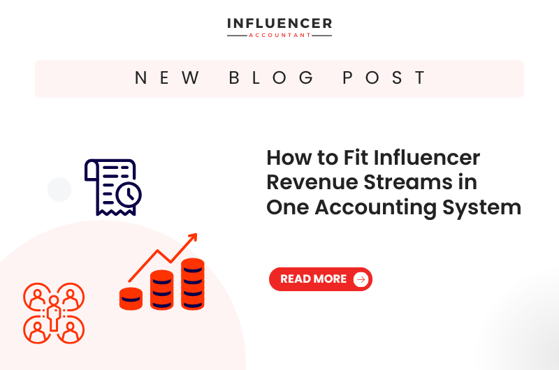 How to Fit Influencer Revenue Streams in One Accounting System